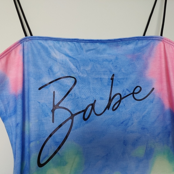 *SOLD* SHEIN Tie Dye Bodycon Dress - Picture 4 of 5